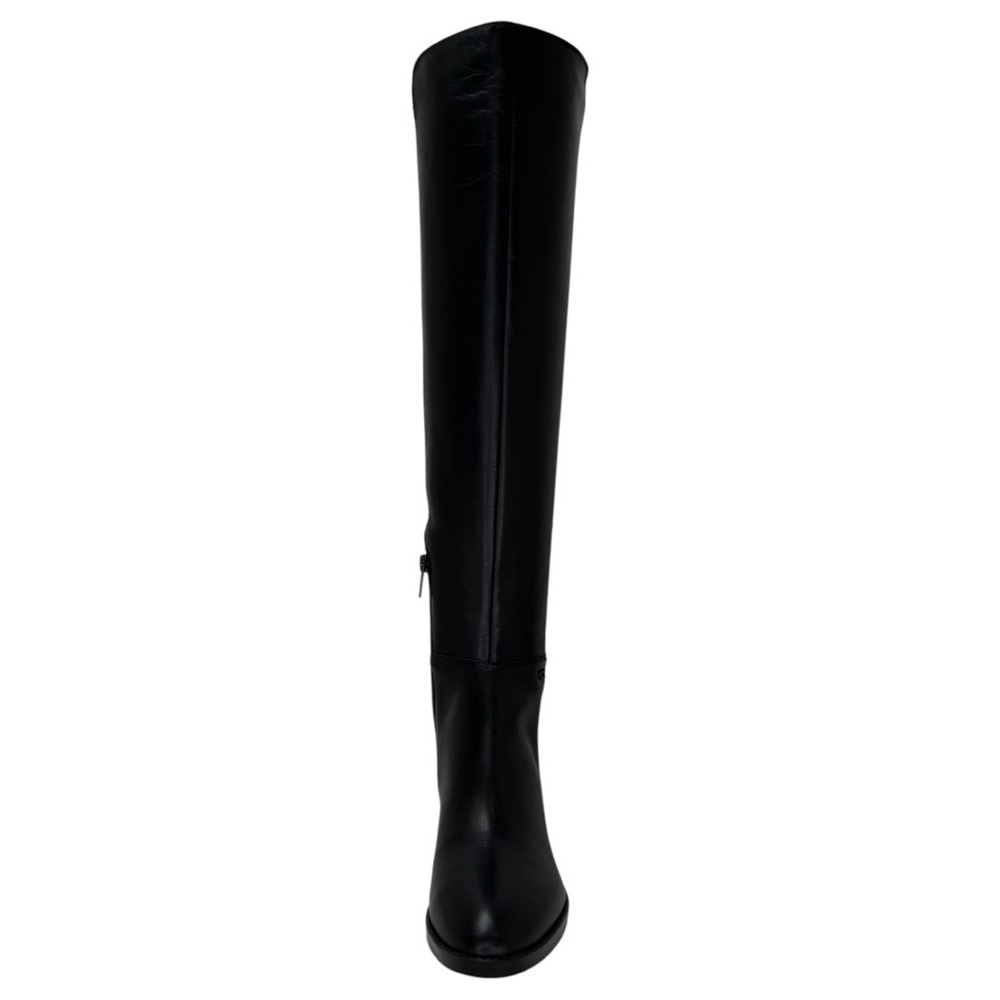 Calvin Klein Deedee Black Leather OTK Womens Boots Size 6.5M - Picture 6 of 11